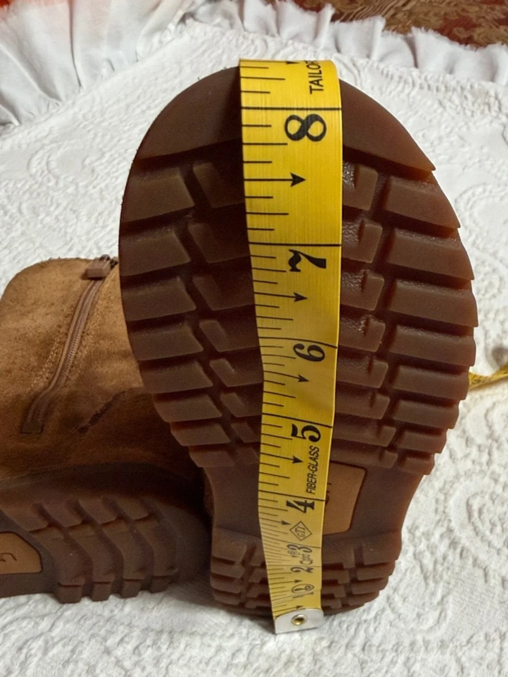UGG Kids Size 12 Girls Chestnut Suede Lace-Up Boots